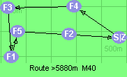 Route >5880m  M40
