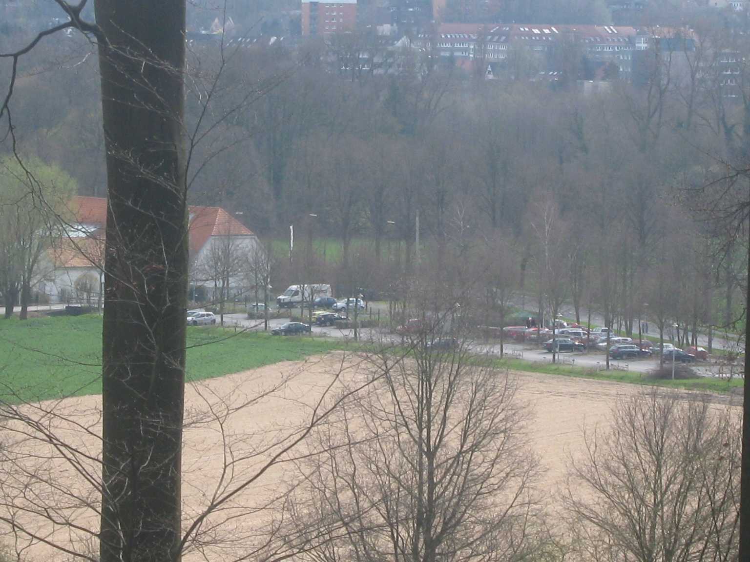 Blick auf den Start