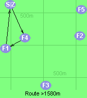 Route >1580m