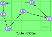 Route >6580m