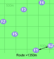 Route >1350m