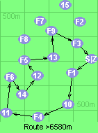 Route >6580m