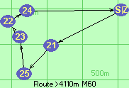 Route >4110m  M60