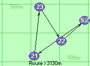 Route >3130m