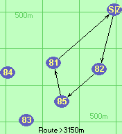 Route >3150m