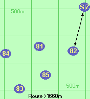 Route >1660m