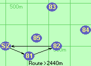 Route >2440m
