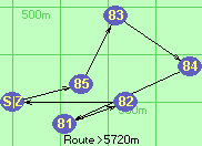 Route >5720m