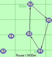 Route >3430m